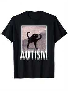 de gato maldito con autismo - Negro - Ver 1