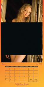 Golden Hour Beauties 2026 Nude Photography Wall Calendar - 黑色 - 查看 2