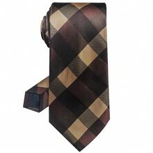 1 pieza Corbata retro marrón de 8CM, adecuada para reuniones de negocios de hombres, novio de boda, fiestas y ocasiones formales - colores mezclados - Ver 7