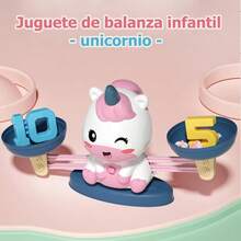 Juguetes Didacticos de Matematicas para Niños Juguetes de Balanza de Equilibrio de Unicornio Montessori Material de Didactico Preescolar para Niños Juegos de Numeros para Niños Juguetes EducativosDuradero y cultiva el interés de los niños - Multicolor - Ver 8