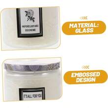 Vela Aromtica Decorativa De Lychee y T Candle Festival Decor Para Hogar y Ocasiones Especiales Diseo Estilizado y Artesanal Quema Limpia y Duradera - Blanco - Ver 9