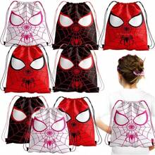 Túi dây rút không dệt hình nhện, túi đựng quà, túi quà sinh nhật, đồ trang trí tiệc, cặp sách, ba lô, đồ dùng đựng đồ, quà tặng Giáng sinh. - Nhiều màu - Xem 4
