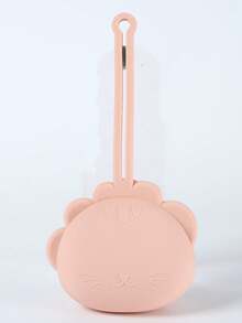 Personalized Pacifier Box With Name And Pattern, Silicone Small Pouch, Keychain, Baby Stroller Pendant, Customized Gifts With Name And Pattern (Lion, Rabbit Style)