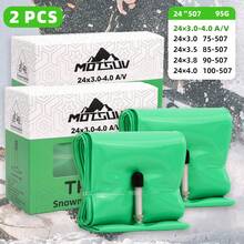 2pcs Ultra-Light Mountain Bike Tires, 26" 27" 29" 20" 24", Durable Bicycle TPU Inner Tubes, Mountain Bike Tires - Green - View 14