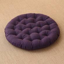 Engrosado redondo lazy cojín futón oversize meter cojín de  silla colgante silla de ratán yoga - Morado oscuro - Ver 3
