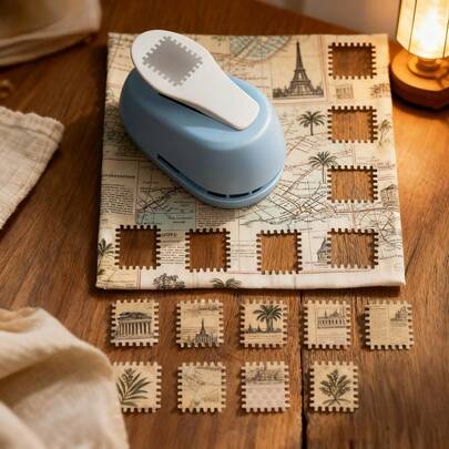 Elegant Floral Embossing Tool - Manual Craft Punch, Delicate Floral Design, Durable Plastic Manual Embossing Tool, Suitable For Scrapbooking, Journals, Card Making, Scrapbooking Supplies