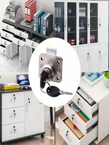 Desk Drawer Lock Zinc Alloy Cabinet Lock Counter Lock Furniture Double-Door Wardrobe Lock Drawer Cabinet Lock Latch Lock