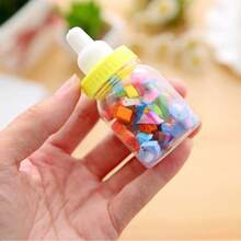 1个创意卡通动物水果牛奶瓶造型橡皮擦，学生橡皮擦，文具，学习用品