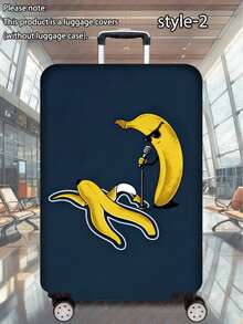 1件装，300克/平方米旅行系列印花图案，是商务旅行、暑假旅行和返校旅行的理想之选。这款耐用、防刮的涤纶保护套男女皆宜，可有效防尘且易于清洁。是户外度假的必备旅行配件（适用于20-28英寸的行李箱）。 - 彩色 - 查看 34