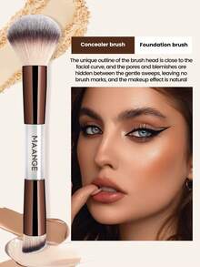 MAANGE Bộ cọ trang điểm đa năng hai đầu mềm mại 7/8 món, bao gồm cọ mặt, cọ phấn phủ, cọ má hồng, cọ che khuyết điểm, cọ tạo khối, cọ mũi, cọ phấn mắt, cọ chi tiết, cọ nền, cọ highlight. Lông tổng hợp chất lượng cao, phù hợp cho trang điểm mặt hàng ngày, có thể dùng cho các sản phẩm dạng lỏng, kem và phấn. Có thể dùng để chấm, tán và làm sạch da mặt. Phụ kiện làm đẹp và trang điểm, món quà tuyệt vời dành cho phụ nữ và các cô gái. Quà tặng, cọ trang điểm chuyên nghiệp, bộ trang điểm hoàn chỉnh. - Nhiều màu - Xem 8