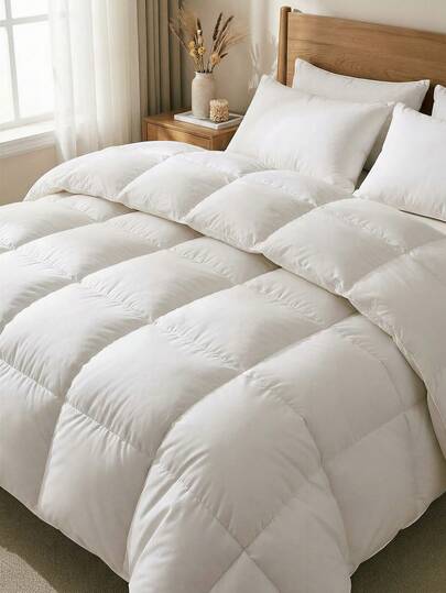 1pc Comforter Duvet Insert - Quilted Comforters, All Season Duvet, Down Alternative Bedding Comforter