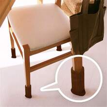 24/16/4 件装家具椅腿套，防滑家具腿套，针织椅腿保护套，适用于家庭/客厅，保护地板 - 彩色 - 查看 5