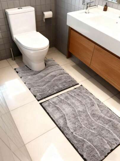 2 PCS TAPETE DE MICROFIBIBRA 50x80com 50x60ucm