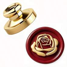 BAOFALI 1个心形/玫瑰/月亮/猫/谢谢/生日快乐图案火漆印章头（无柄）- 浪漫情人节火漆印章 - 婚礼请柬火漆印章 - 礼品包装火漆印章，情人节礼物