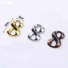 1pc 0-9 Numeric Embossed Self-Adhesive House Number Sticker, Gold House Number Plate For Hotel, Motel