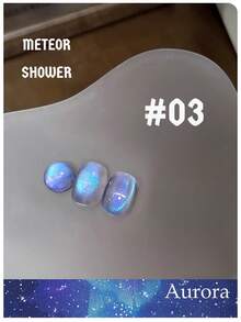 MISS SHAKA 10毫升秋冬美甲冰透明极光粉蓝猫眼凝胶指甲油胶水2025 Y2K美甲闪白流行凝胶美甲美甲沙龙家用DIY美甲用品圣诞美甲 - 彩色 - 查看 8