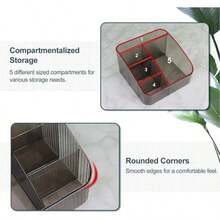 Caja de almacenamiento de cosméticos - Gris - Ver 3