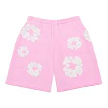 Denim Tears 'Sweatpants 'The Cotton Wreath' Pants Graphic And Drawstring For Unisex Adult - SOLE SERIOUSS, Women's Casual Drawstring With Modern Men Breathable Technology, Versatile Street Style Joggers Suitable For Streetwear, Casual Daily Wear, Weekend Outings, Music Festivals, Social Gatherings And More, Making It A Great Gift For Boyfriends Or Husbands.Sweatpants Sweats Wide For Men Sweat Pants Baggy Sweatpants - 粉色 - 查看 4