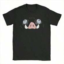 2031 Halloween Christmas Tshirt Demons Slayer Inosuke Hashibira Tee Shirt For Men Women New Arrival T Shirts Japanese Anime Cotton Clothes,Short Sleeved Single-Sided Printed T-Shirt,180g Heavy Cotton,Spring Summer Top, Relaxed Fit Tee,Machine Washable, Pullover Style Shirt,Retro Hip-Hop Style,Street Style, Suitable For All Seasons,Summer Wear. GI2F - 黑色 - 查看 12