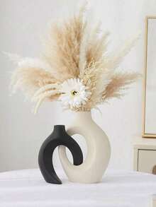 2件套创意情侣系列家居装饰花瓶，大小组合，桌面摆件，适合室内装饰，四季皆宜。尺寸较小，请在购买前仔细阅读产品说明。房间装饰花瓶 - 多色 - 查看 8