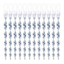 Woodpecker Bird Scare Devices,Reflective Scare Rods Control Device To Keep Birds Away From Patio Pool(Christmas Reflective Strip Hanging Home As Decoration) - Silver - View 7