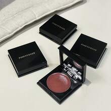 Silky Cream Dual Use Lip & Cheek Balm, Brighten Facial Complexion Long Lasting Non Sticky, Built-In Mirror Compact Rouge, Portable Daily Makeup Holiday Gift - Multicolor - View 4