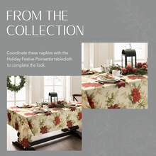 Home Fashions - Juego de 4 servilletas de Tela, 43 x 43, Multicolor - Multicolor - Ver 12