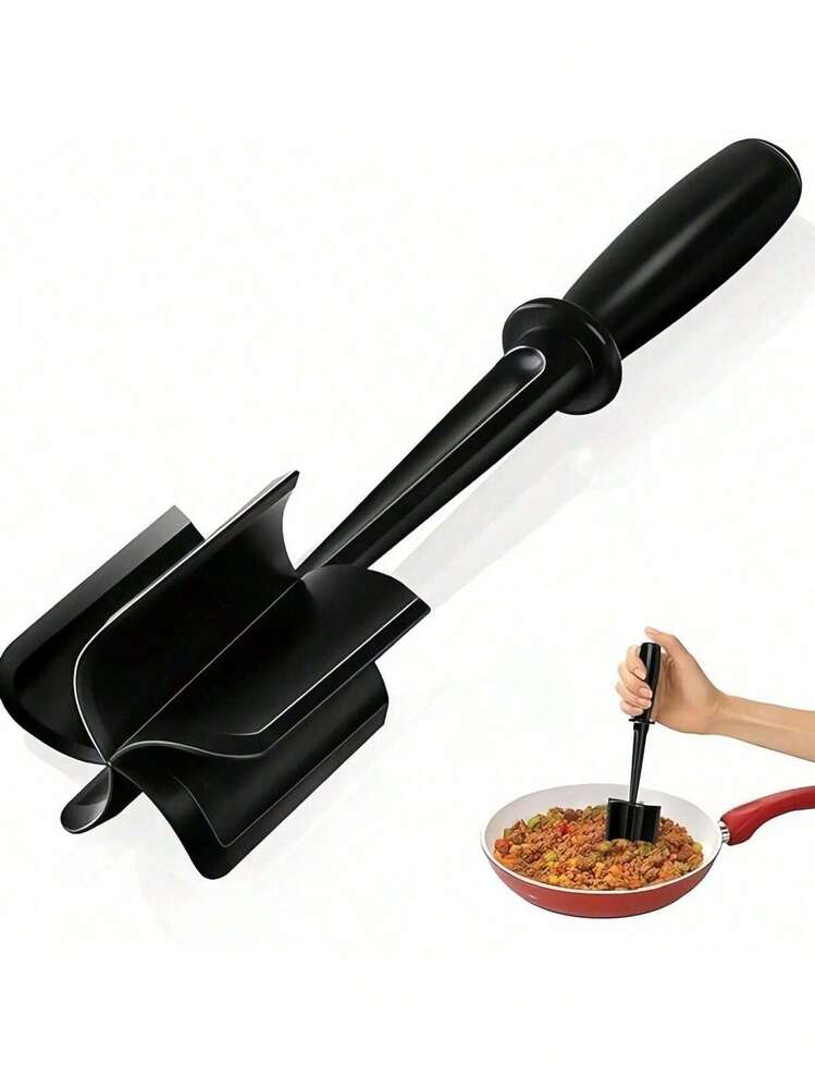 Meat Chopper, Ground Beef Chopper Tool, Hamburger Smasher Tool, Meat Masher Kitchen Tool, Food Masher, Potato Smasher, Meat Separator Tool, Meat Mincer Hand Tool, Mix And Chop, Kitchen Tools For Cooking Home Appliances Accessories Gadgets Christmas Stuff Christmas - 彩色 - 查看 1