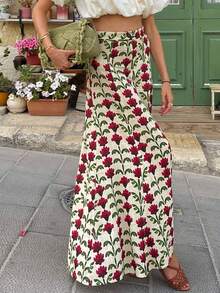 2026春夏时尚：日常、休闲、通勤、街头风、百搭、性感、优雅、复古、随机印花、沙滩、海边、度假、波西米亚风连衣裙 - 彩色 - 查看 3