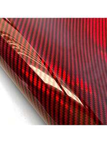 1 Set 9D Carbon Fiber Wrap Film, Waterproof, Scratch-Resistant, UV-Resistant, Elegant Vehicle Exterior Appearance, Easy To Apply And Remove - one-size - View 10