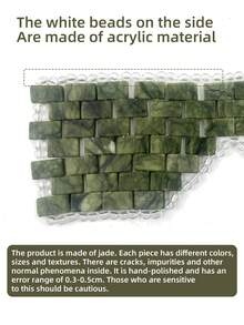 INYUSUN 1pc Jade Eye Mask, Cooling Jade Eye Patch Massager, Jade Eye Patch, Eye Massager, Portable & Practical Relaxation & Sleep Aid Eye Massager, Facial Care Eye Mask, For Use During Sleep - Army Green - View 6