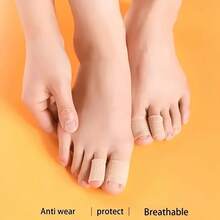 1/2/4/8pcs 2m Stretchable Beige Non-Woven Self-Adhesive Toe Protector Tape, Suitable For Blisters On Toes, Fingers, High Heels, Sports, Breathable Non-Woven Fabric For Fingers, Ankles, Wrists, Waist - Multicolor - View 10