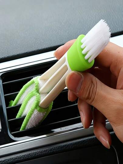 Multifunctional PE Car Air Vent Cleaning Brush - Detachable & Washable Air Conditioning Louver Duster, Multipurpose Cleaning Brush, Car Interior Detailing Brush, Suitable For Boat/Car Interior Detail Cleaning And Corner Cleaning, Air Vent Cleaning Brush, Car Detailing Tool And Accessory