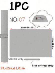 2件/套：大号和小号纤维皮革美甲垫，彩色可折叠美甲手托垫，适用于美甲扶手，柔软超细纤维皮革指甲垫，防水、防污、耐用扶手垫，也可作为办公室键盘/鼠标垫使用，是圣诞节/新年/生日送给朋友的理想礼物。 - 藕粉色 - 查看 14