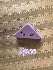 5pcs Colorful Triangular Paper Folders, Artistic & Fresh Design With Candy-Colored Edges, Durable Plastic, Multi-Purpose & Anti-Slip, Suitable For Office, Study, Document & Storage - Multicolor - View 14