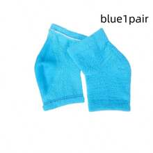 2pcs/1pair Dry Elbow Care, Elbow Care Beauty Gel Moisturizing, Elderly Elbow Care, Suitable For Wet Chapped Dry Skin Care, Covering Heel Socks, Elbow Sleeves, Blue And Purple - Multicolor - View 8