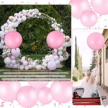 Bóng bay khổng lồ màu hồng nhạt, kích thước 36 inch (khoảng 91,4 cm), 2/4/6/8/10 quả, bóng bay cao su dày dặn màu hồng pastel siêu lớn, thích hợp trang trí cho cô dâu, tiệc tiết lộ giới tính, đám cưới, lễ tốt nghiệp, kỷ niệm. - Màu Hồng baby - Xem 6