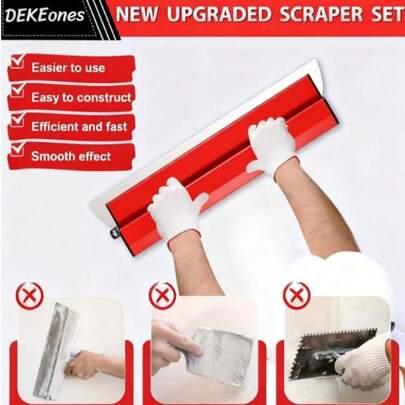 10/15/24 Inch Painted Wall Putty Knife, Drywall Taping Knife - Flexible Blade Putty Knife With Hardened Cutting Edge, Lightweight Durable Design, PVC End Cap, Extended Blade, Sharp Cutting Edge, Ergonomic Handle. Suitable For Leveling And Painting Interior And Exterior Walls In Residential, Kitchen And Bathroom; Removing Plaster, Joint Compound And Wallpaper. Professional-Grade DIY Tool, Ideal For Craftsmen And Handymen - Practical Gift Recommendation For Men!