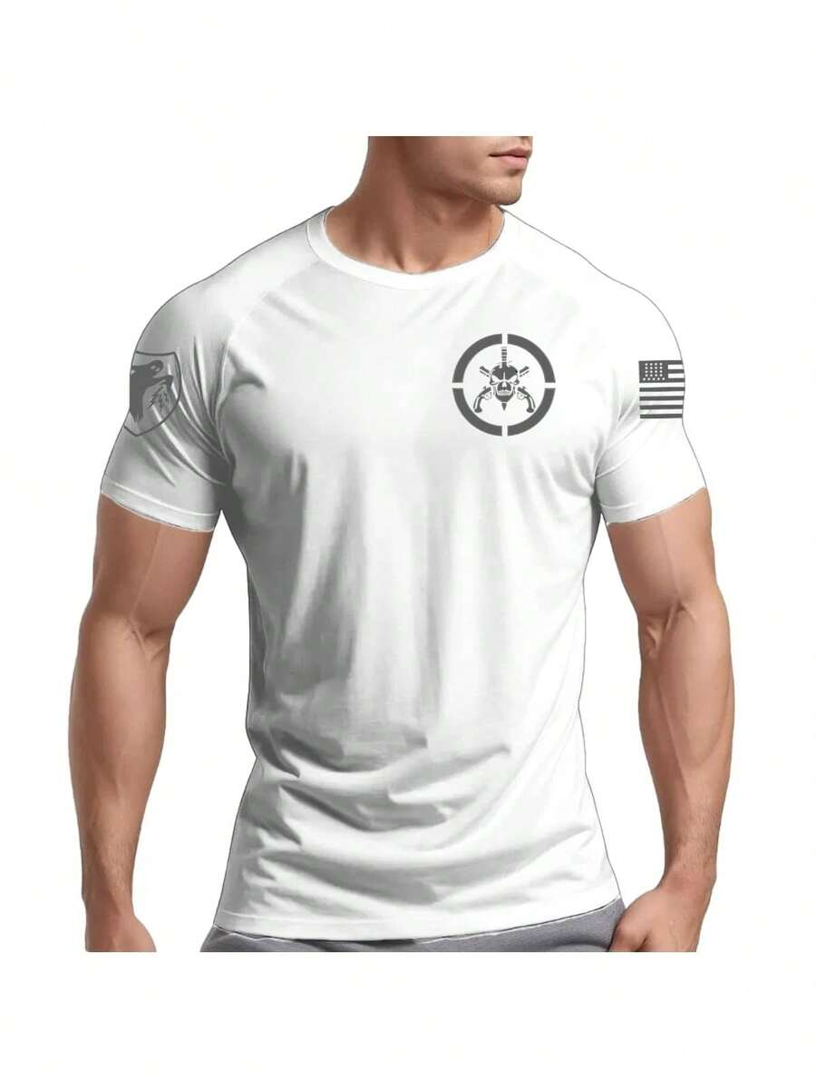 Original Men's Skull BOPE Ghost Muscle Fit T-Shirt - Blanco - Ver 1