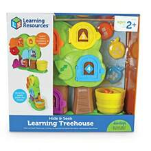 Learning Resources Hide Seek Learning Treehouse Juegos de LetrasDuradero y cultiva el interés de los niños - Multicolor - Ver 3