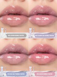 1pc Romantic Makeup RMT: Lip Gloss - High Shine, Moisturizing, Long-Lasting Color, Prevents Dry, Cracked Lips, Essential Lip Makeup For Girlfriend, Mom, Sister - 彩色 - 查看 4
