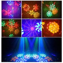 Party Lights DJ Disco Lights LED Stage Lights Projector Strobe Lights Voice Activated DMX Sound Activated With Remote Control Club Bar Karaoke Holiday Entertainment Dance Christmas Birthday Wedding Nightclub Family Party Decoration Ambiance Lights - View 3