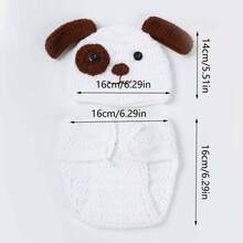 1 Set Newborn Baby Blue Animal Themed Photography Outfit, Baby Shower Gift - Multicolor - View 7