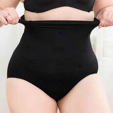 1 Pc Seamless High Waist Shaping Panties Slimming Tummy Control Waist Trainer Body Shaper Shapewear For Women Underwear Women's Underwear Sheath Flat Belly Woman Lingerie Briefs Butt Lifter - màu đen - Xem 3