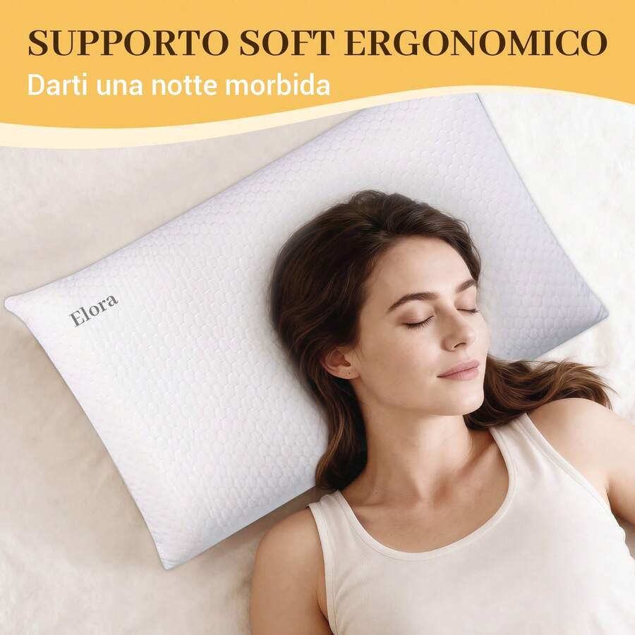 Almohadas de cama - Blanco - Ver 1