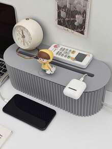 Oaoleer Cable Management Box With 10 Cable Ties, Organizer Box For Power Strips, Surge Protectors, Chargers, Adapters, TV Computer Wires Cable Hider Box For Home/Office - 海藍色 - 查看 1