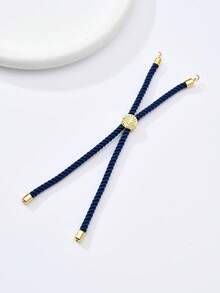 1/5/10/20/30/40/50/100pcs Colorful Fashion Simple Adjustable Pull Style Bracelet Jewelry Clasp DIY Accessories