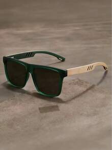 1 Pair Retro Half-Frame Non-Prescription Fashion Glasses, Lightweight And Comfortable, Available In Multiple Colors, Unisex Stylish Accessory With Minimalist Frame Design - Multicolor - View 12