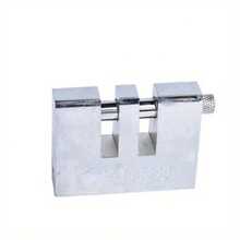 Car Anti-Theft Brake Clutch Lock, Car Security Protection Safety Tool, Automobile Hidden Brake Throttle Pedal Lock With 3 Keys - Silvery - View 5