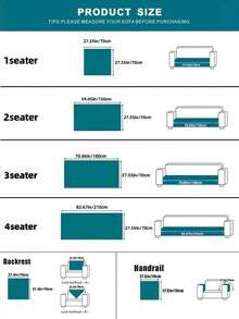 条纹法兰绒沙发垫，绗缝高克重沙发靠垫，100% 涤纶 - 耐用、亲肤、透气、宠物友好、可机洗防滑沙发套，适用于 1/2/3/4 座沙发和组合沙发 - 米色 - 查看 2